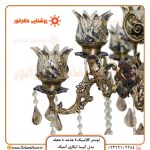 تولید کننده لوستر کلاسیک 4 شاخه 8 شعله مدل آنیسا آنتیک در مشهد