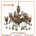 قیمت و خرید لوستر کلاسیک 5 شاخه 10 شعله مدل آنیسا آنتیک با گارانتی 5 سال