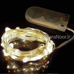خرید ریسه ال ای دی مفتولی 5 متری باطری خور آفتابی