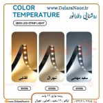 ریسه نواری ۱۲ ولت smd تراکم ۱۲۰ برش 5 سانتی عرض 8 میل